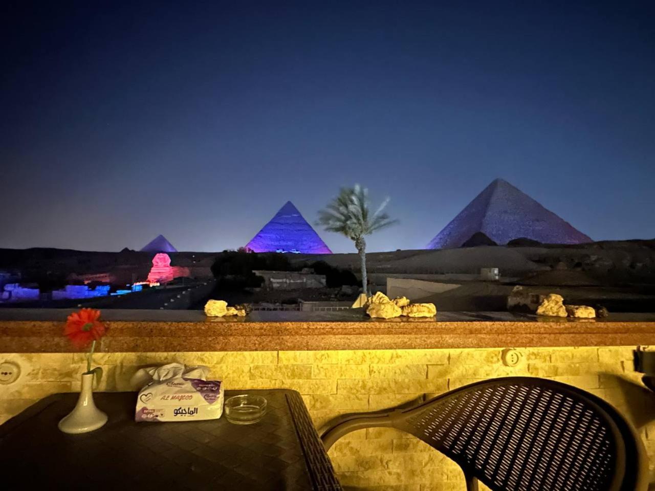 Seven Pyramids Inn Kafret el-Gabal Exteriör bild