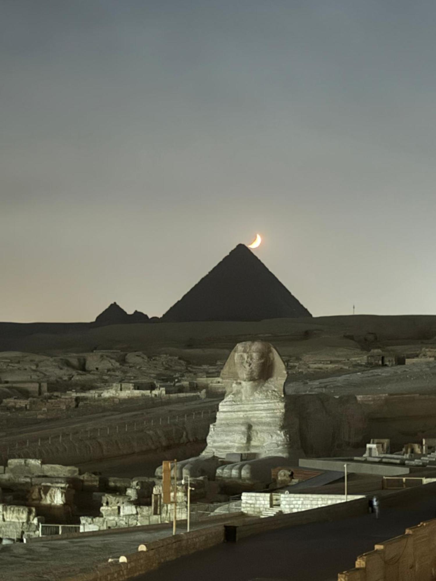 Seven Pyramids Inn Kafret el-Gabal Exteriör bild