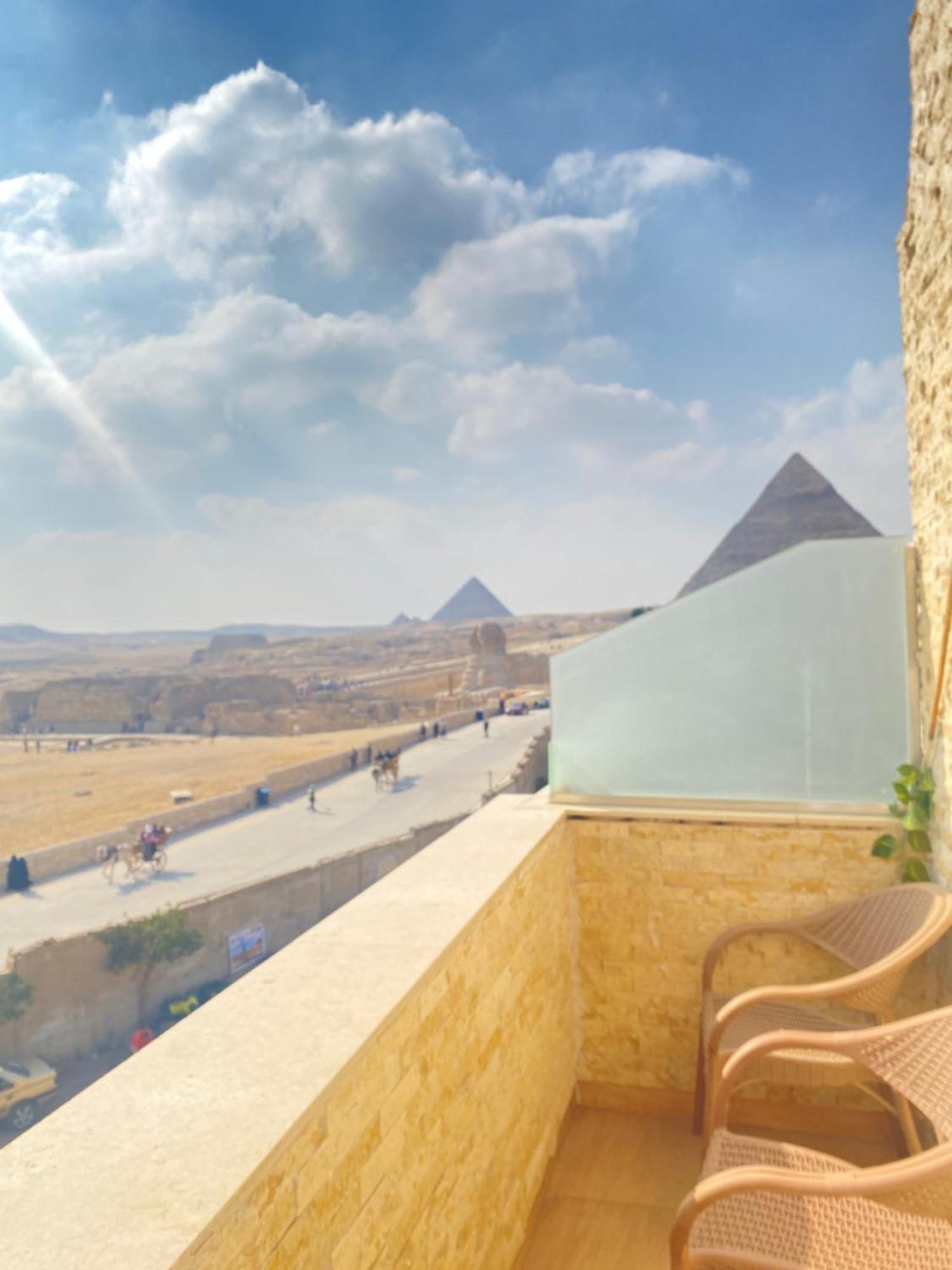 Seven Pyramids Inn Kafret el-Gabal Exteriör bild